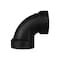 Charlotte Pipe And Foundry Charlotte Pipe 1-1/2 in. Hub X 1-1/2 in. D Hub ABS 90 Degree Elbow ABS003000600 - alternate 5